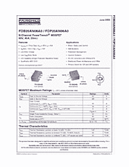 DataSheet FDP20AN06A0 pdf